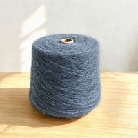 Hilo de Alpaca de Pelo Largo 1/9 Nm, el Más Vendido, para Tejer Gorros de Invierno, de Terciopelo Grueso y Voluminoso, Estilo Pullover, para Crochet
