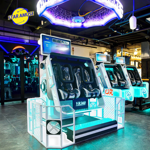 Double <span class=keywords><strong>chaise</strong></span> de jeu 9D VR Simulateur de vol 360 Rotation Parc d'attractions Réalité virtuelle Vol en montagnes russes Intérieur Virtuel - Product Image 1