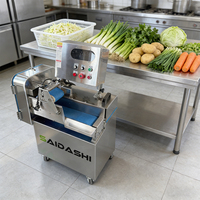 Elektrische groentesnijmachine Automatische groentesnijder Snijmachine voor het snijden van groenten voor voedselverwerking