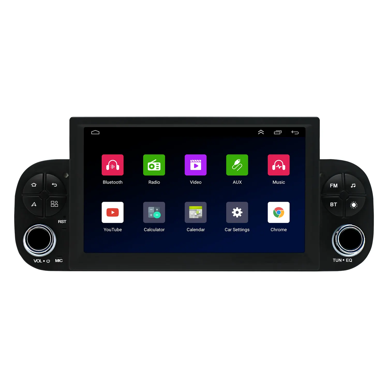 Vente chaude voiture multimédia lecteur DVD 7 pouces Android écran tactile autoradio pour FIAT PANDA 2013-2020