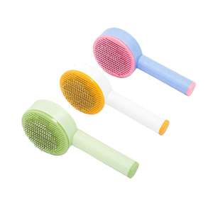 Brosse moderne écologique en ABS et acier inoxydable pour enlever les poils d'animaux de petite taille, plusieurs couleurs - Product Image 6