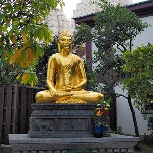 El yapımı altın bronz buda heykeli yaşam boyutu satmak için - Product Image 5