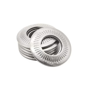 NFE 25-511 Stainless Steel Conical Contact Washer Knurling <strong>Disc</strong> <strong>Spring</strong> - Product Image 2