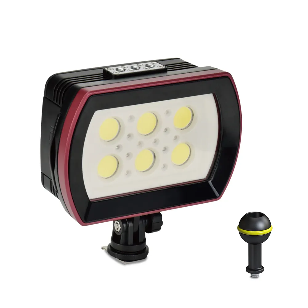 Seafrogs SL-22 Waterproof 40m LED Diving Video Light 6000 Lumen Camera Flash Light for Underwater Photography