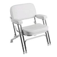 Tianximontage — chaise de pont pliable Premium à 8 jambes, avec cadre en acier inoxydable 304, matériel de Marine