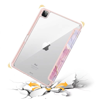 Coque personnalisable sur mesure, ultra-fine, ultra-robuste, fine, épaisse, résistante pour iPad Pro 11 7e/6e génération avec emplacement pour stylet
