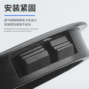 <b>Plastic</b> Breathable Mesh Vent Cover Clip On Round Heat Dissipation Kitchen Cabinet <b>Wardrobe</b> Louver Ventilation Hole - Product Image 1