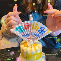 Bougie d'anniversaire surprise pour fan, bannière Joyeux Anniversaire, bougie pop-up, décoration de gâteau, accessoire de photographie, vente en gros