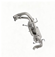 Sistema de Escape Catback RVE para Audi R8 V10 5.2L, Tubos Rectos de Acero Inoxidable sin Válvulas, Nuevo Diseño de Doble X-Pipe, Piezas de Rendimiento Automotriz