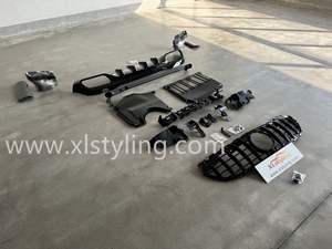 XLstyling pare-chocs avant grille diffuseur arrière matériau abs pour <span class=keywords><strong>mercedes</strong></span> w206 mise à niveau vers c63 style bodykit - Product Image 3