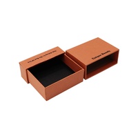 Boîtes à bijoux personnalisées haut de gamme en papier gaufré, logo personnalisé, matériaux recyclés, emballage cadeau carré biodégradable, boîte à tiroir