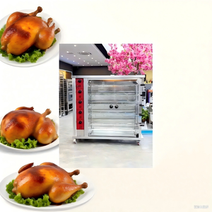 Four à poulet rôti à gaz commercial Astar 5 tiges portable et automatique 220V utilisé pour les industries <span class=keywords><strong>de</strong></span> la boulangerie - Product Image 1