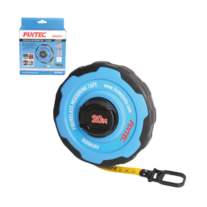 FIXTEC เทปวัดระยะแบบฟิเบอร์กลาส รุ่น FHFM5020/FH อัตราทดเกียร์ 3:1 สำหรับการม้วนกลับเร็ว ความยาว 20 ม./30 ม./50 ม. พร้อมสเกลวัดแบบเมตริกและนิ้ว - Product Image 5
