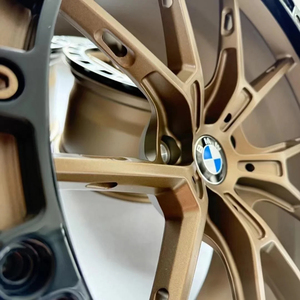 Stile 3 segmenti forgiato 19 20 21 22 pollici Custom Anniversary Evo in lega d'oro per cerchi sportivi BMW X5 <span class=keywords><strong>E60</strong></span> PG3