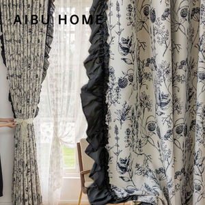 <span class=keywords><strong>Aibu</strong></span> ผ้าม่านลายต้นสนสไตล์เรียบง่าย, ผ้าม่านสไตล์ฝรั่งเศสสำหรับบ้านสิ่งทอสำหรับการพิมพ์ดิจิตอล - Product Image 3