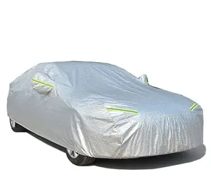 Aluminum film car clothing cotton velvet snow frost rain and sun protection customized LOGO car cover