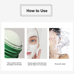 Maschera Solida al Tè Verde in Offerta Speciale, Maschera al Fango per Acne, Idratante, Detergente Profonda, Controllo Oleosità, Prezzo all'Ingrosso di Fabbrica - Product Image 5