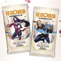 Kotak Booster Kartu Perdagangan Original Riftbound Spiritforged Chinese League of Legend Runterra Vol2 Tcg untuk Permainan Kartu Papan.