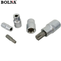 Lot de 30 embouts hexagonaux Torx, adaptateurs de douilles, manchons de serrage, coupleurs pour réparation automobile, anti-effraction