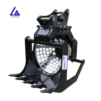 Godet de criblage rotatif d'usine LG avec grille personnalisée, garantie de 1,5 an et assistance 24/7 pour godet de criblage rotatif