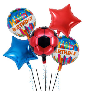 Nouvel ensemble de ballons en aluminium sur le thème du baseball, du football et du rugby pour le carnaval sportif - Product Image 4