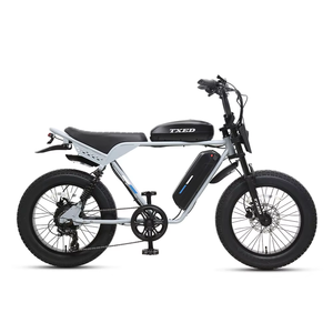 Bicicleta Eléctrica TXED de 20'' Estilo Retro, de Gran Potencia, Tipo <span class=keywords><strong>Chopper</strong></span>, Motocicleta Eléctrica - Product Image 2
