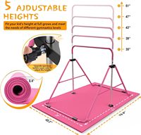 Barre d'entraînement de gymnastique pliante, barre de singe horizontale extensible pour la maison