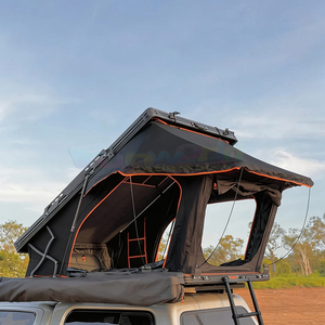 Carpa de Techo Rígida de Aluminio para Auto con Luz LED, Fácil de Instalar, Impermeable, para 4 Personas, Carpa de Techo Rígida 4x4 para Camping - Product Image 3