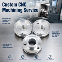Service d'usinage de tournage CNC en aluminium et en acier inoxydable de précision personnalisé prototype de petite pièce métallique