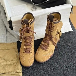 <span class=keywords><strong>Stivali</strong></span> Western in Pelle da Donna 2026 Nuovi <span class=keywords><strong>Stivali</strong></span> Western a Metà Polpaccio in <span class=keywords><strong>Camoscio</strong></span> di Tendenza - Product Image 3