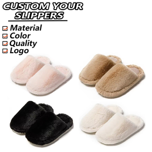 Pantofole Invernali Personalizzate <span class=keywords><strong>da</strong></span> <span class=keywords><strong>Donna</strong></span> <span class=keywords><strong>in</strong></span> Cotone per Interni ed Esterni, Morbide, Calde, Antiscivolo, Scarpe <span class=keywords><strong>da</strong></span> <span class=keywords><strong>Camera</strong></span> con Punta Chiusa, Vendita all'Ingrosso - Product Image 2