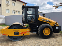 Rouleau vibratoire à tambour unique haute efficacité 12 tonnes SSR120C-10 pour la construction routière, rouleau compresseur, vente chaude