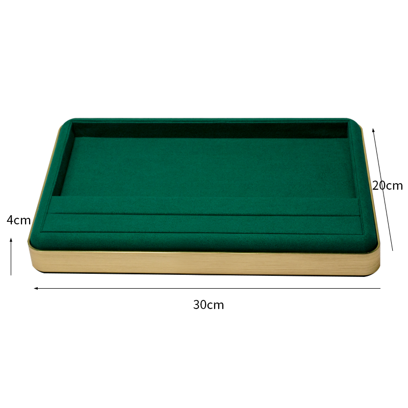 ถาดเปล่าสีเขียว