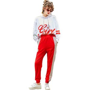 Yuehui nuovo stile da <span class=keywords><strong>donna</strong></span> primavera Casual felpe con cappuccio carino personaggio rosso modello 100% cotone felpa Streetwear Top fornitura all'ingrosso - Product Image 5