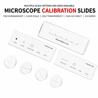 Dispositivo de Calibración de Tamaño de Píxel para Microscopio, con Micrómetro y Cámara, Software de Análisis y Medición de Imágenes