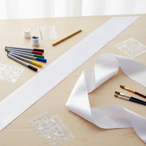 สายสะพายผ้าซาตินเปล่าแบบกำหนดเอง DIY สำหรับงานรับปริญญา/งานแต่งงานหรืองานปาร์ตี้ ออกแบบเองได้ ขายส่ง คุณภาพสูง สายสะพายเปล่าสำหรับงานซับลิเมชั่น - Product Image 3