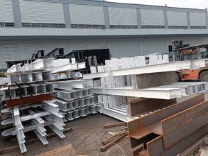 S400b חומר בניין פלדה חומר חם התגלגל טכניקה Q235b כיתה <span class=keywords><strong>astm</strong></span> תקן חתוך מרותך מבנה פלדה - Product Image 4