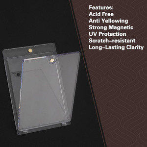 Estuche para Tarjetas Deportivas de Béisbol PTCG, Resistente al Agua, Protección UV del 99%, Plástico Duradero, Venta al por Mayor, 35pt, Soporte Magnético de un Toque - Product Image 4
