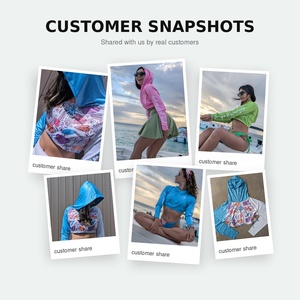Chemises de pêche personnalisées à séchage rapide pour femmes, vêtements de protection solaire UPF 50 UV pour femmes, sweat à capuche de pêche, crop tops, vêtements de plage - Product Image 5
