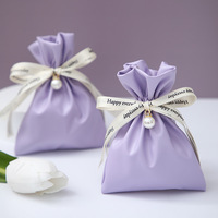 Sac de bonbons de style nordique sac de bonbons de mariage en cuir