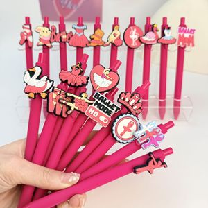 Bolígrafo de Gel Creativo con Forma de <span class=keywords><strong>Barbie</strong></span> Rosa, Directo de Fábrica, Serie Rosa, Papelería Favorita para Niñas Pequeñas - Product Image 3