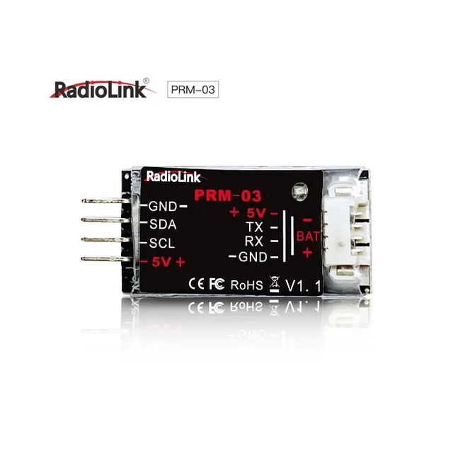 Manufacturer Radiolink PRM-03 Real-time OSD Information Telemetry Module Mini Receiver for AC Plane Multi Copter RC OSD Module