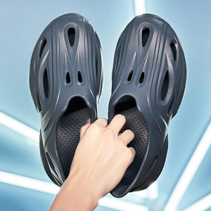 Men's Summer Thick-Soled <b>Clogs</b> White Non-Slip Outdoor Casual Slip-On Sandals Adult Size Available - Product Image 2
