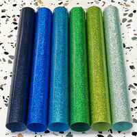 Vinyle Textile Thermocollant à Paillettes Multi-Matériaux, Adhérence Forte et Durable, Vente en Gros, Rouleau de Vinyle HTV