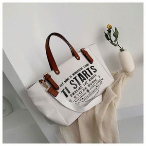 2024 Tote Bag Personnalis Cotton Canvas Tote Bag With Leather Handle High Quality 16Oz Customized Shopping for Women - Product Image 4