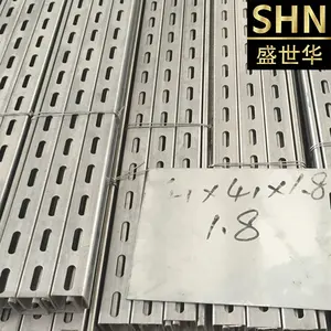 Factory Price Hot Dipped Galvanized Strut Channel 41 Unistrut Wholesale Slot Channel