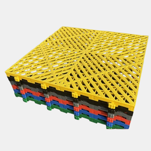Alfombra Modular para Piso de Garaje, Impermeable, de PP, Moderna, Ecológica, de Uso Comercial, para Hospitales, Estacionamientos/Lavaderos - Product Image 1