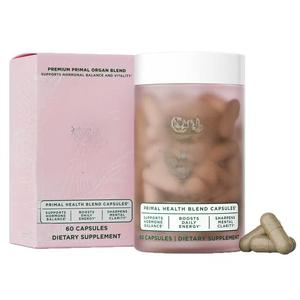 <span class=keywords><strong>Primal</strong></span> Health Blend Cápsulas originales de extracto de hígado de res para adultos-Suplementos de hierbas Densidad ósea mejorada y gestión de energía - Product Image 1