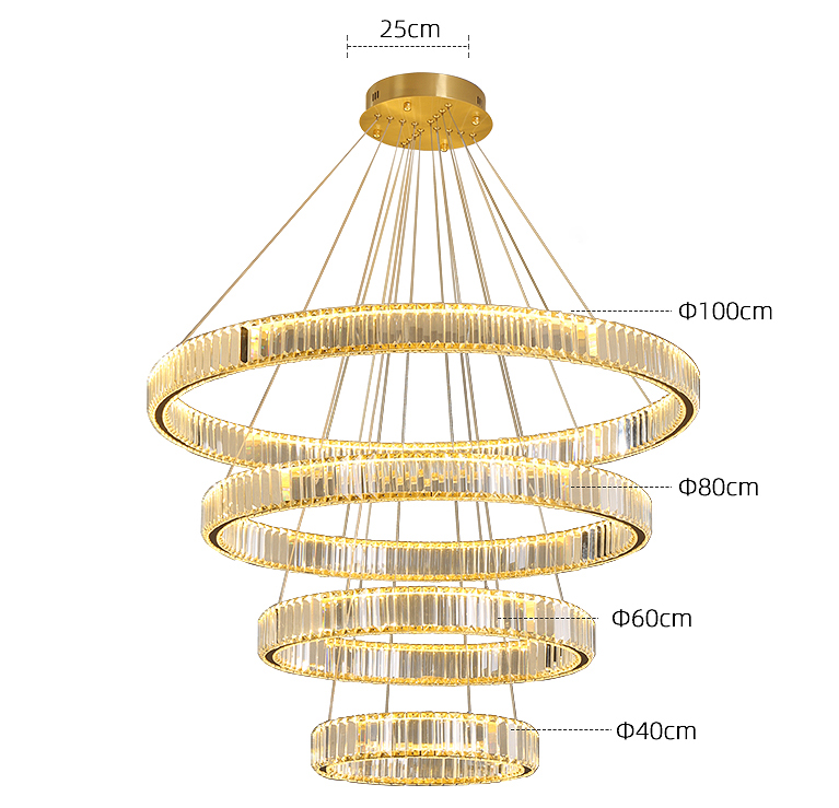 Post modern classic design golden stainless steel LED sitting room light bedroom chandelier ceiling light luxury ceiling lamp