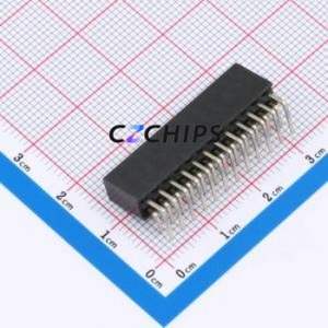 FH2.54-06-12PWS Pin Socket Bent Lead Through Hole,P=2.54mm Connector 2x12P 2.54mm 2.54mm Square Hole - Product Image 2